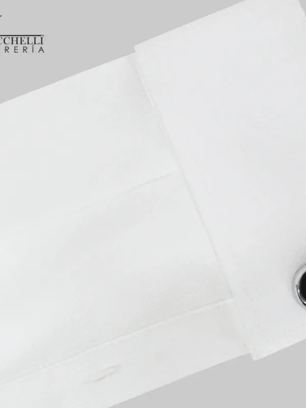 G14000-54 Rodio Plata circulo negro