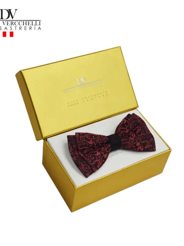 MCH 128 - negro floreado rojo..