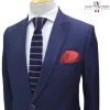 corbata CL8900-1 AZUL A LINEAS BLANCO Y ROJO..00