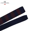 corbata CL8900-18 GUINDA A RAYAS ANCHAS AZUL..