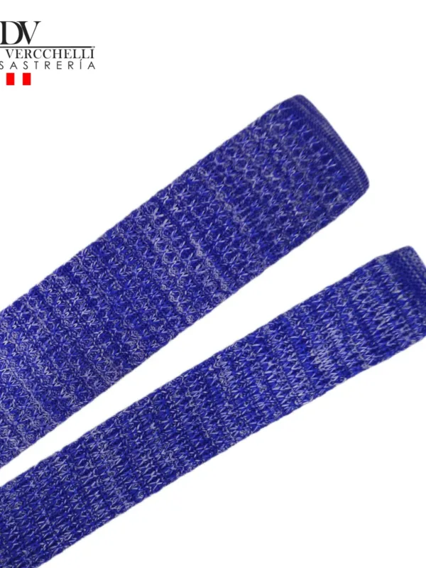 corbata CL8900-31 AZULINO CON BLANCO.