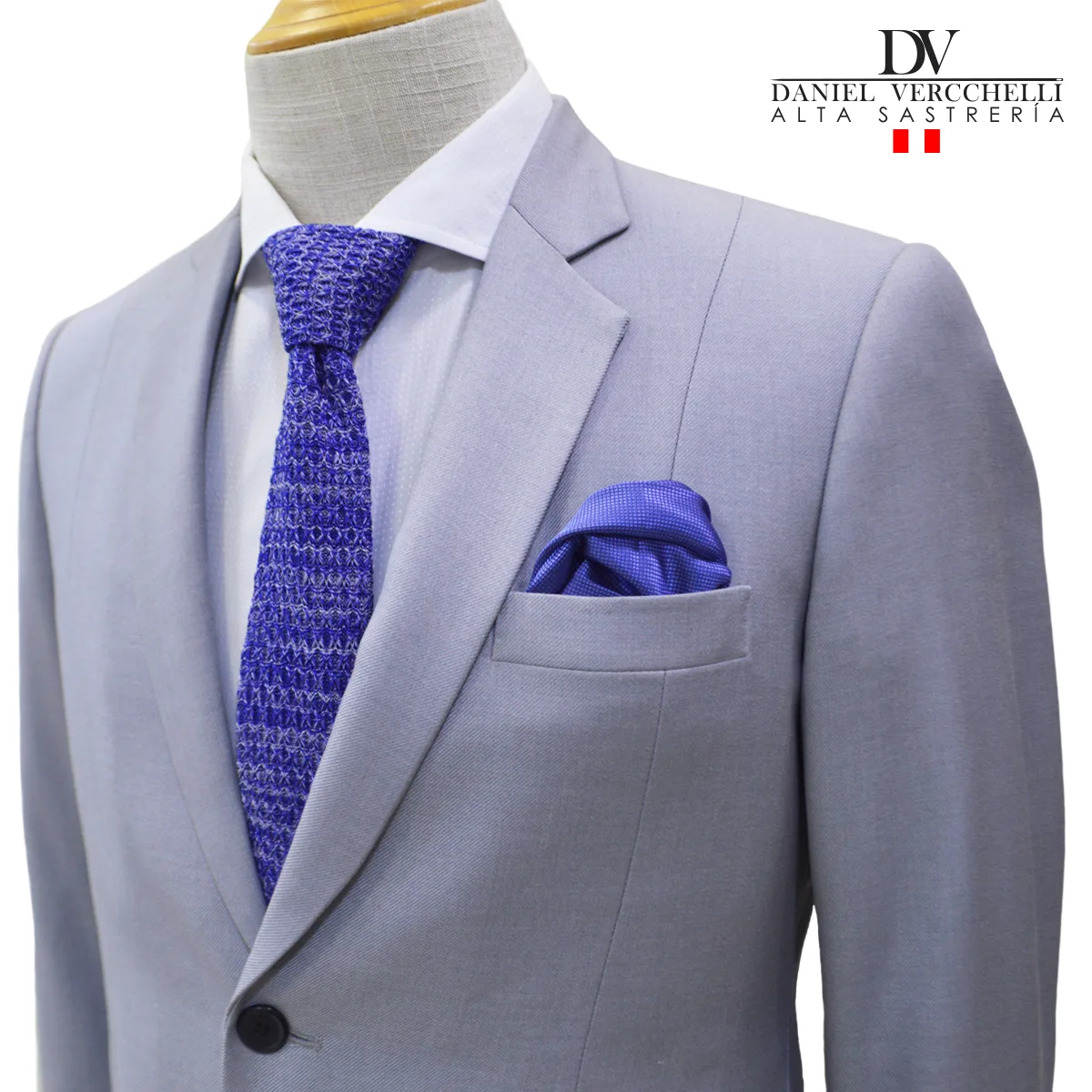 Corbata Ejecutiva Azulino con blanco 2 corbata CL8900-31 AZULINO CON BLANCO..00