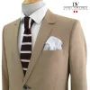 corbata SIN CODIGO MARRON CON RAYAS BLANCA...00