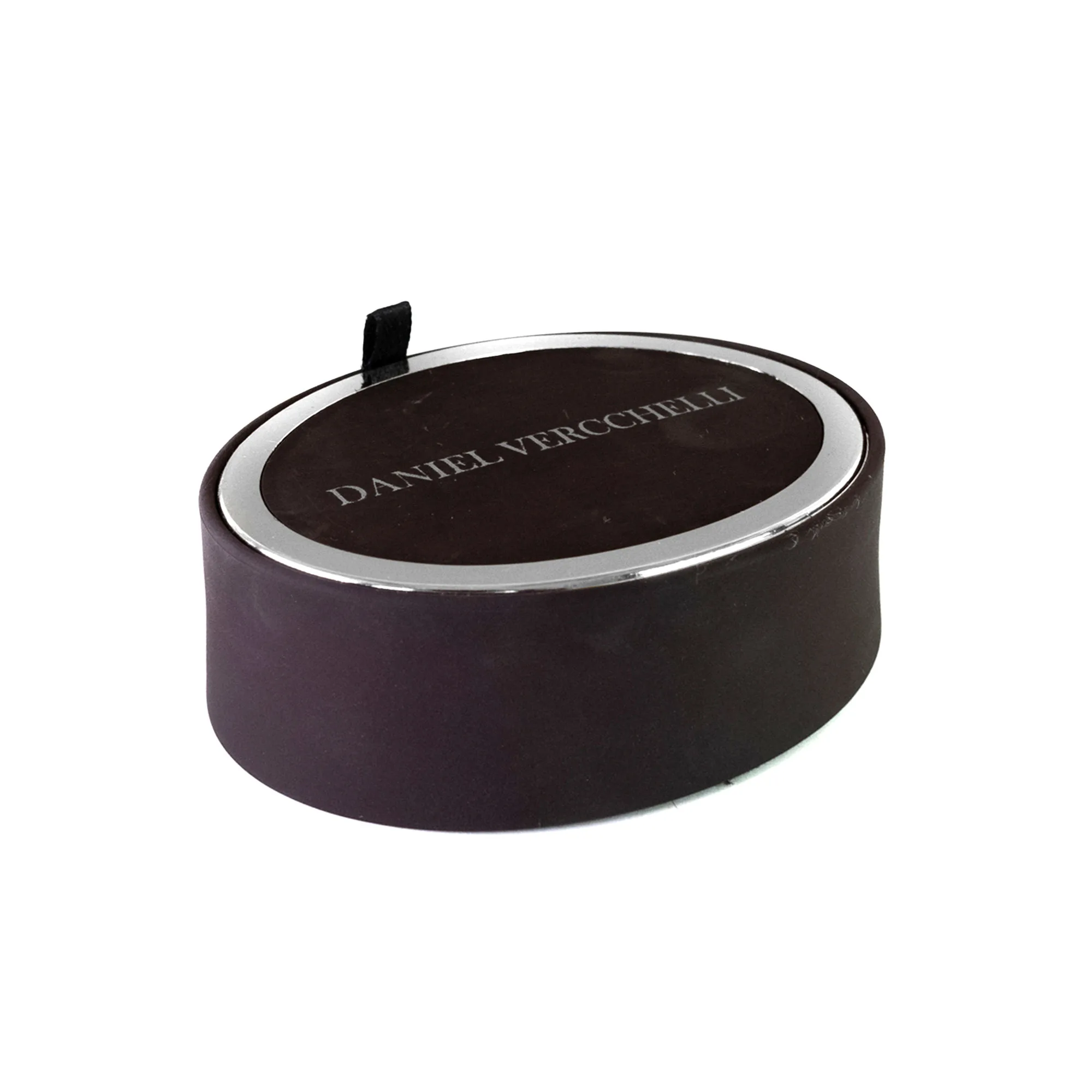 Gemelo Reloj | Colección Rhodium | Plata-Negro | COD. REI-2 3 CASE MARRON